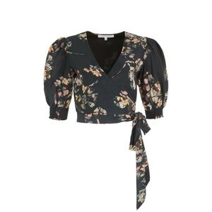 SUPER NATURAL by SECRET MISSION
Cape Town Bleeker Floral Wrap Top Size M